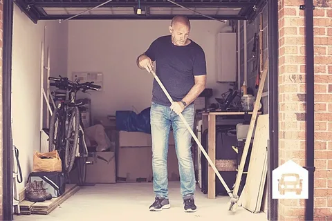 Track Cleaning and Alignment of garage door